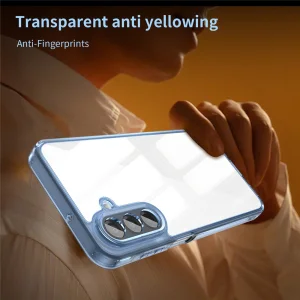 Удароустойчив калъф Acrylic Anti Yellowing за Samsung Galaxy A17 5G / A17 4G, син 4