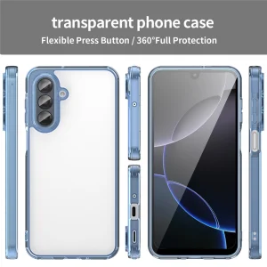 Удароустойчив калъф Acrylic Anti Yellowing за Samsung Galaxy A17 5G / A17 4G, син 6