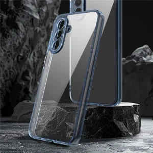Удароустойчив калъф Acrylic Anti Yellowing за Samsung Galaxy A17 5G / A17 4G, син 3