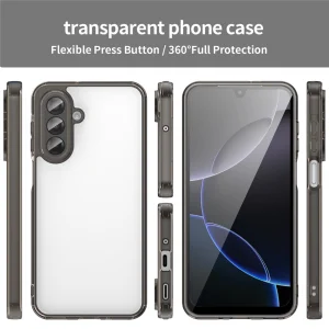 Удароустойчив калъф Acrylic Anti Yellowing за Samsung Galaxy A17 5G / A17 4G, черен 5