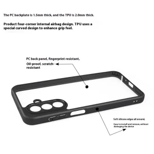 Shockproof case Shockproof for Samsung Galaxy A17 5G / A17 4G, black 3