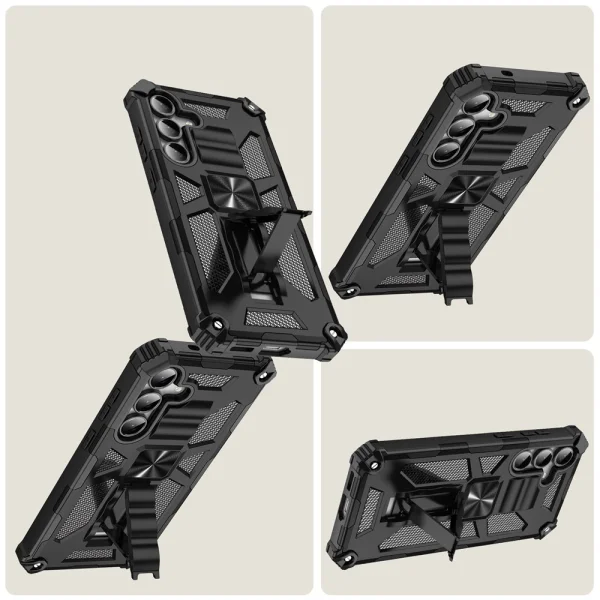 Shockproof case Kickstand Armor for Samsung Galaxy A17, Black 5
