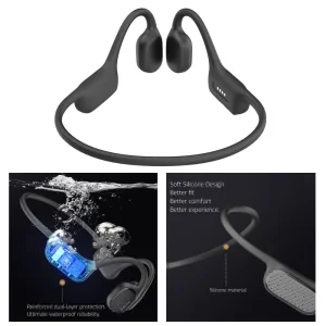 Bluetooth Слушалки SWISSTEN SWIMMING Bone Conduction, черен 4