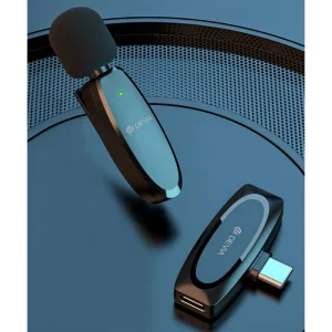 Безжичен Микрофон за Смартфон Devia Kintone USB-C, черен 3