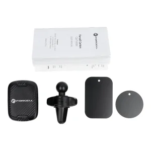 Магнитна Поставка за кола FORCELL F-Grip Carbon H-CT325, за въздуховода, черен 3