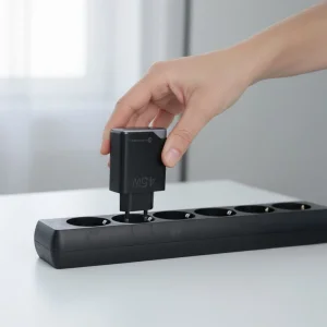 Мрежово Зарядно Forcell F-Energy Ultra Slim GaN III USB-C, USB-A, PD, QC4.0, 3A, 45W, B245202, черен 4