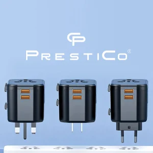 Prestico AC4 Travel Adapter PD 20W Charger, black 3