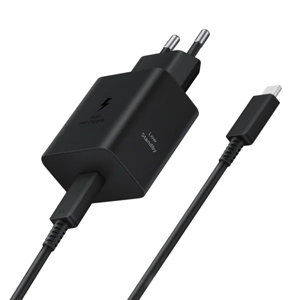 Зарядно Samsung EP-T4511XBE USB-C Travel Charger 45W, с кабел USB-C, Черен 2