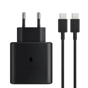 Зарядно Samsung EP-T4511XBE USB-C Travel Charger 45W, с кабел USB-C, Черен