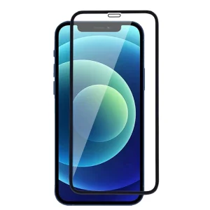 Стъклен протектор 6D Pro Full Glue за iPhone 12 / 12 Pro, черен