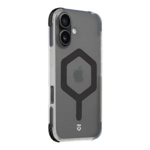 Удароустойчив калъф Tactical MagForce Hexagon за iPhone 17, черен - прозрачен 3