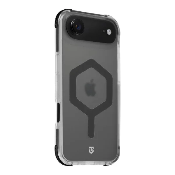 Удароустойчив калъф Tactical MagForce Hexagon за iPhone 17 Air, черен - прозрачен 3
