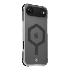Удароустойчив калъф Tactical MagForce Hexagon за iPhone 17 Air, черен - прозрачен 3