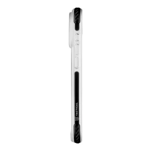 Shockproof case Tactical MagForce Hexagon for iPhone 18 Pro Max, black - transparent 3
