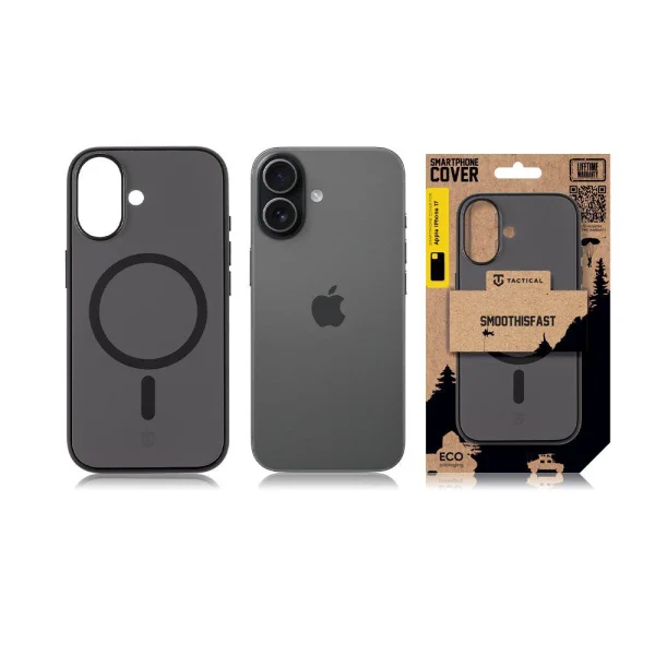 Shockproof case Tactical MagForce SmoothIsFast Cover for iPhone 17, Asphalt 4
