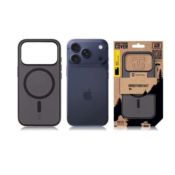 Shockproof case Tactical MagForce SmoothIsFast Cover for iPhone 18 Pro, Asphalt 4