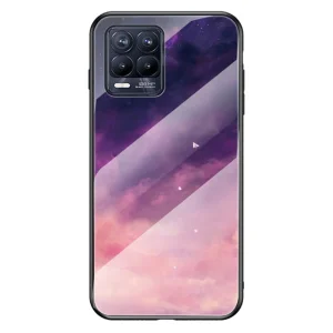 Стъклен Калъф Glass за Realme 8/8 Pro, Пурпурно небе