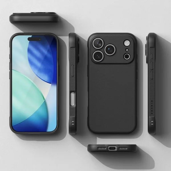 Силиконов калъф Ringke Onyx iPhone 18 Pro, черен 4