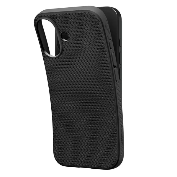 Silicone case Spigen Liquid Air for iPhone 17, black 4