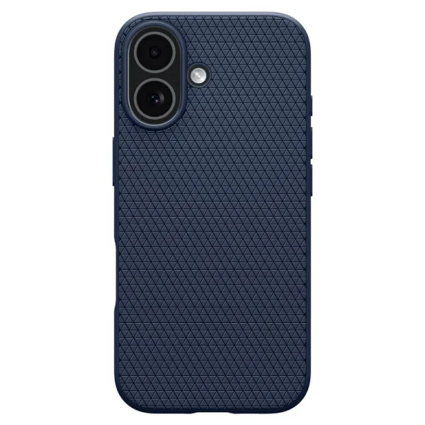 Силиконов калъф Spigen Liquid Air за iPhone 17, тъмно син 3