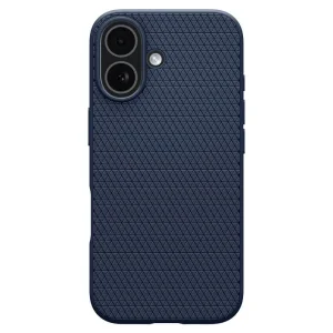 Силиконов калъф Spigen Liquid Air за iPhone 17, тъмно син 3