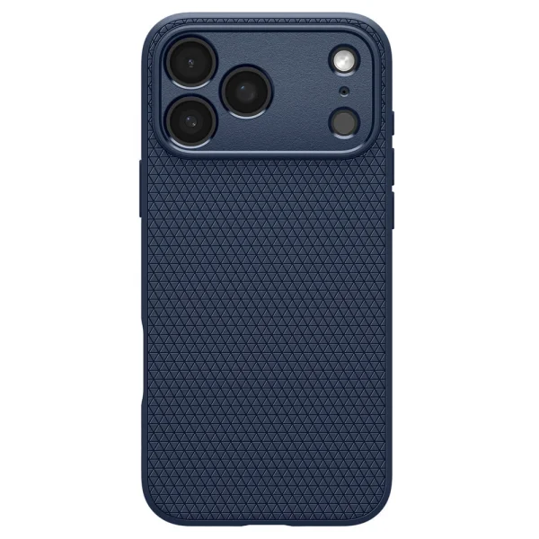 Силиконов калъф Spigen Liquid Air за iPhone 18 Pro Max, тъмно син 3