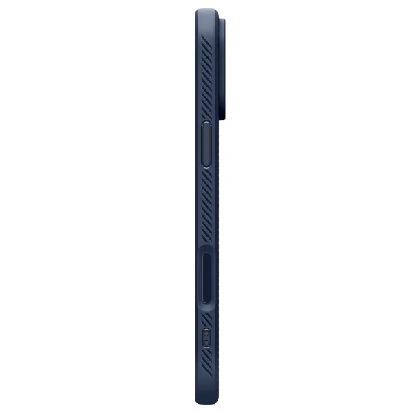 Силиконов калъф Spigen Liquid Air за iPhone 18 Pro Max, тъмно син 5
