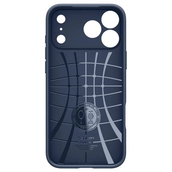 Силиконов калъф Spigen Liquid Air за iPhone 18 Pro Max, тъмно син 4