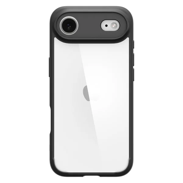 Удароустойчив калъф Spigen Ultra Hybrid за iPhone Air, черен-прозрачен 4