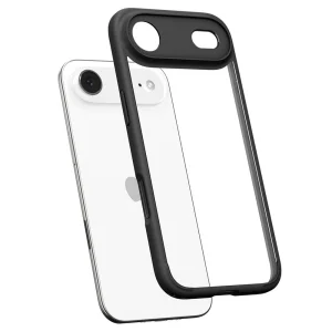 Удароустойчив калъф Spigen Ultra Hybrid за iPhone Air, черен-прозрачен 3