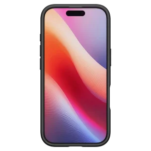 Удароустойчив калъф Spigen Ultra Hybrid за iPhone 17, черен-прозрачен 6