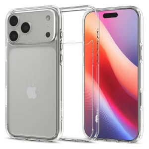 Удароустойчив калъф Spigen Ultra Hybrid за iPhone 18 Pro, прозрачен