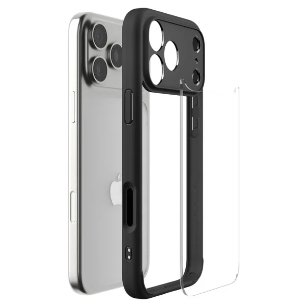 Shockproof case Spigen Ultra Hybrid for iPhone 18 Pro Max, black 2