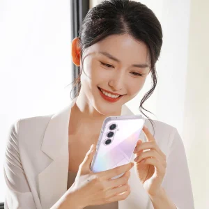 Silicone case for Samsung Galaxy A55, 0.5 mm, transparent 4