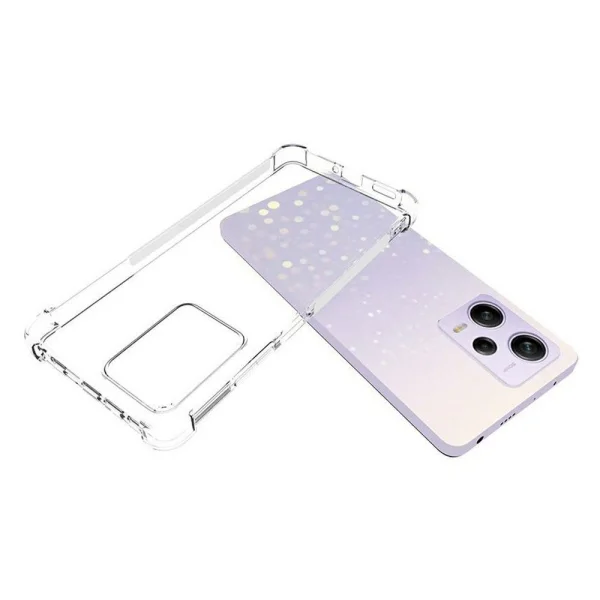 Силиконов калъф Anti-drop за Xiaomi Redmi Note 12 Pro Plus 5G, прозрачен 3
