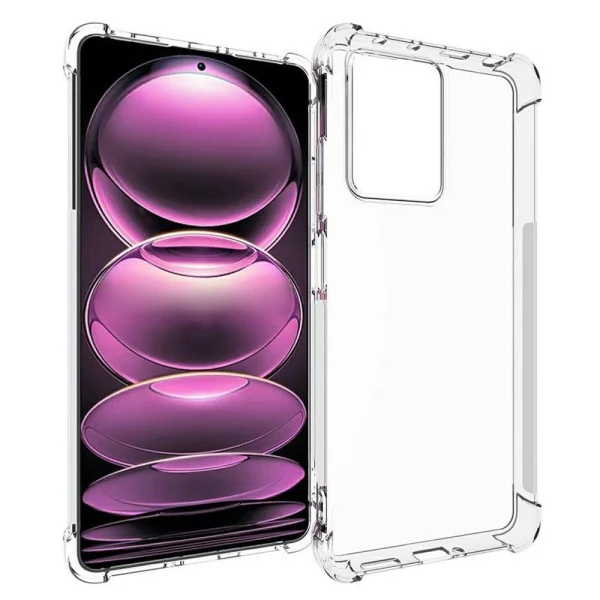 Силиконов калъф Anti-drop за Xiaomi Redmi Note 12 Pro Plus 5G, прозрачен 2