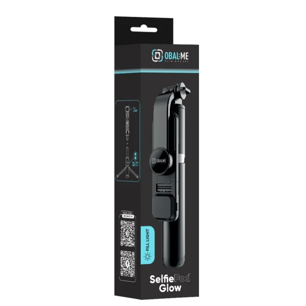 Selfie stick SelfiePod Glow Obal:Me, black 6