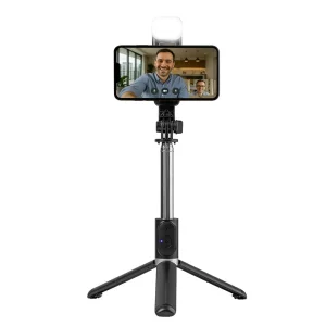 Селфи стик SelfiePod Glow Obal:Me, черен