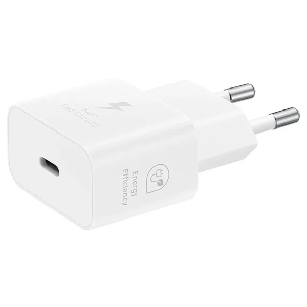 Зарядно устройство Samsung EP-T2510NBE USB-C, 25W, Бял 2