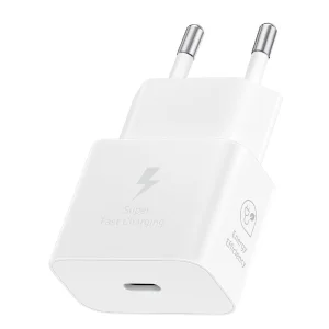 Зарядно устройство Samsung EP-T2510NBE USB-C, 25W, Бял