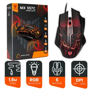 Геймърска Мишка Liocat Gamming MX 557C, Черен 4