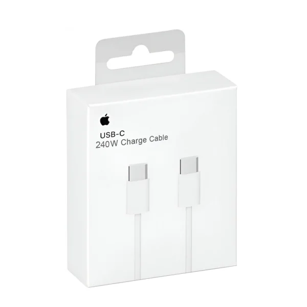Кабел Apple Type-C към Type-C, 240W, myqt3zm/a, Data Cable, 2m, Бял 4