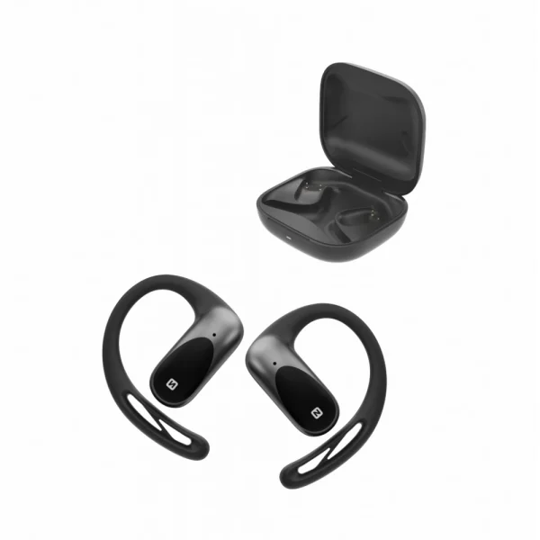 Безжични Слушалки TWS Swissten Running Open Ear, Черен 2