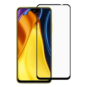 Стъклен Протектор Full Glue за Xiaomi Poco M3 Pro, Черен