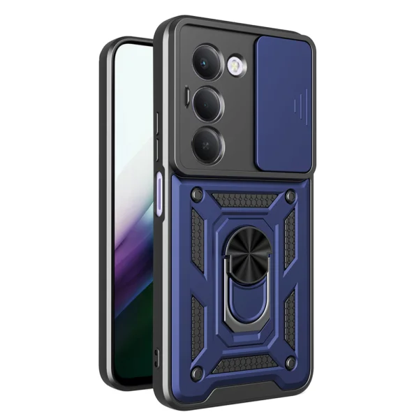 Удароустойчив калъф Techsuit CamShield за Xiaomi Redmi 15 4G / Redmi 15 5G, син 1