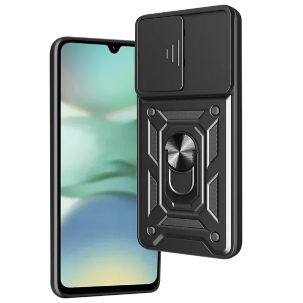 Удароустойчив калъф Techsuit CamShield за Xiaomi Redmi 15 4G / Redmi 15 5G, черен 2
