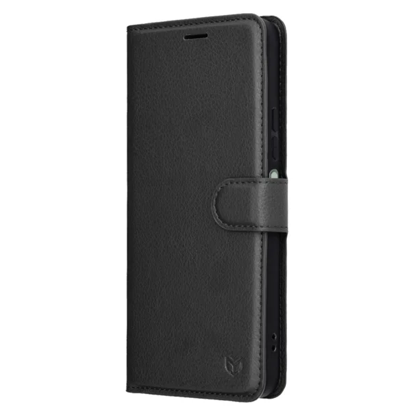Калъф тефтер Techsuit Leather Folio за Xiaomi Redmi 15 4G / Redmi 15 5G, черен 1
