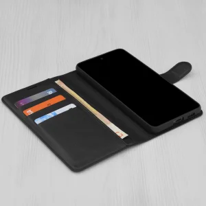 Калъф тефтер Techsuit Leather Folio за Xiaomi Redmi 15 4G / Redmi 15 5G, черен 5