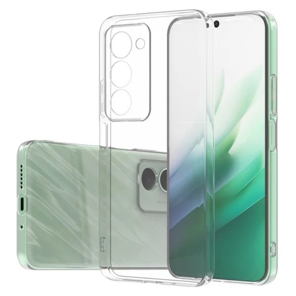 Силиконов калъф Techsuit Silicone за Xiaomi Redmi 15 4G / Redmi 15 5G, прозрачен 4