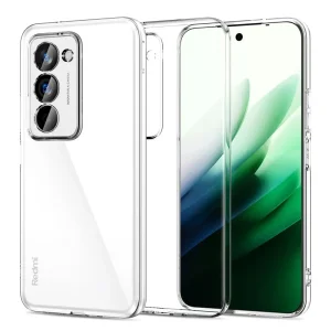 Силиконов калъф Techsuit Silicone за Xiaomi Redmi 15 4G / Redmi 15 5G, прозрачен